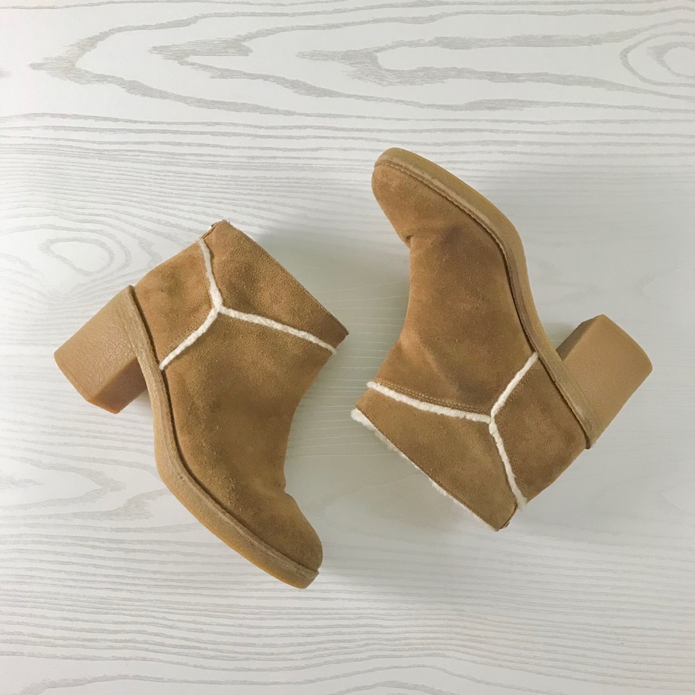 UGG Kasen Shealing Ankle Boots Bootie Size 7.5